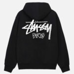 Stussy Stock Paris Hood Black