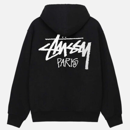 Stussy Stock Paris Hood Black