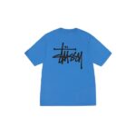 T shirt Stussy bleu